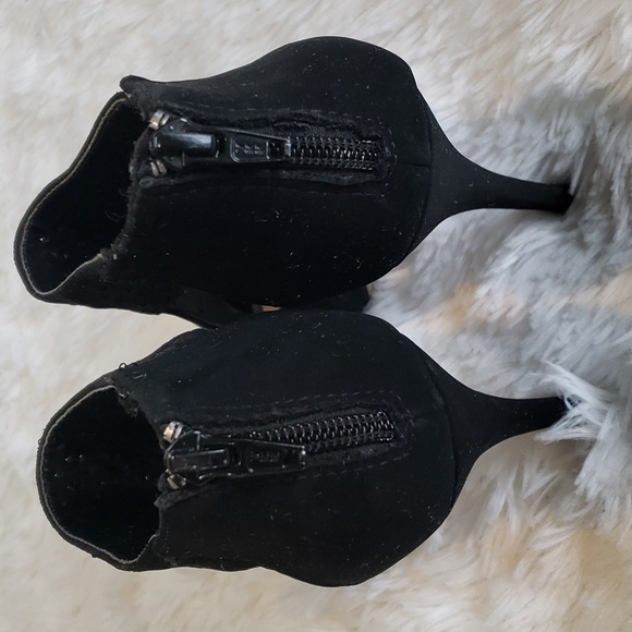 APT. 9 Stiletto Black Heeled Platform Sandals Size 7 - Picture 6 of 8